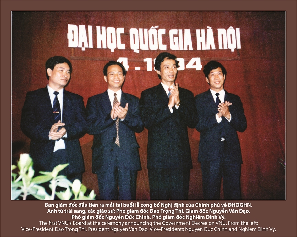 Ban Giám đốc đầu tiên ĐHQGHN